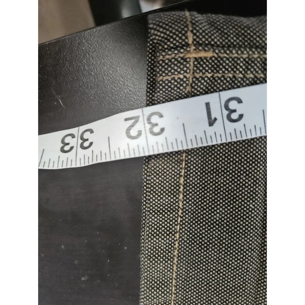 Blend Men's Pants 32x32 Brown Textured Straight Leg Casual Denim‎ Look
